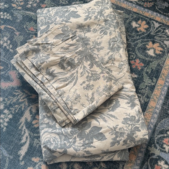 Pottery Barn Sorrel Toile Duvet Cover & Shams - Picture 5 of 12